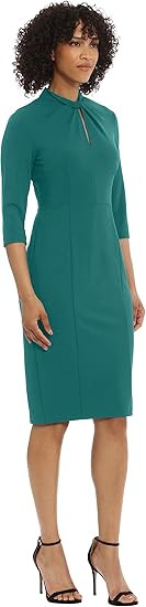 Donna Morgan Green Plus Size Dress