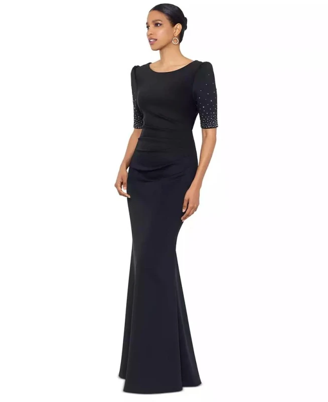 Xscape Black Gown