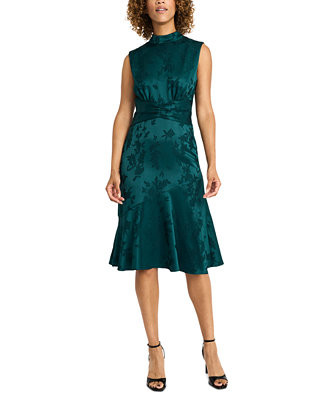 Maggy London Women's Floral Fit & Flare Dress